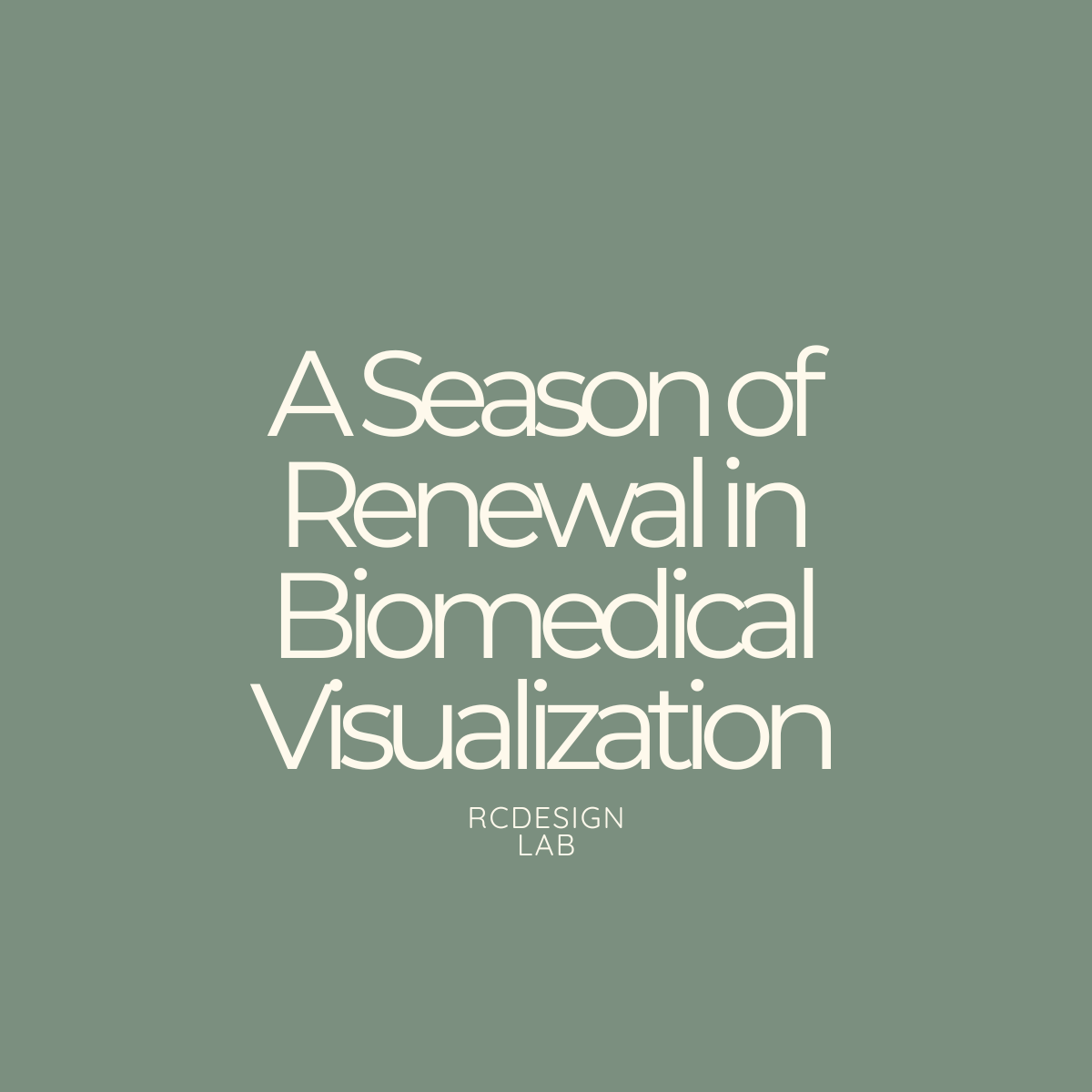 A Season of Renewal in Biomedical Visualization